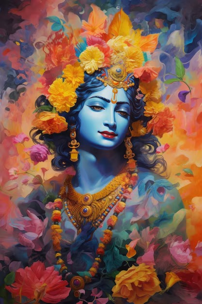 Krishna painting